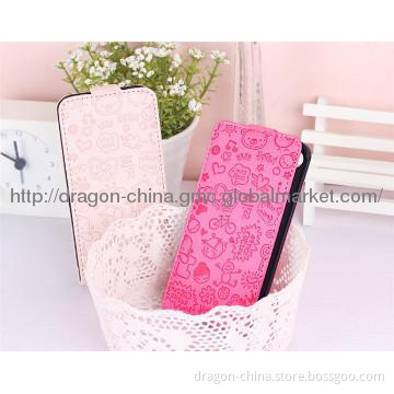 The colorful pu case for iphone 4/4s